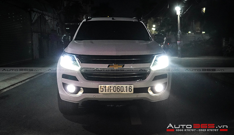 Chevrolet Trailblazer nâng cấp Bi led GTR GLS thế hệ mới